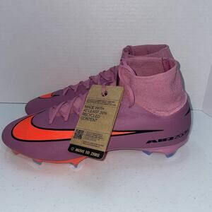 Nike Mens Size 12 Cleats NEW Zoom Mercurial Superfly 10 Pro FG Pink HF9433-600